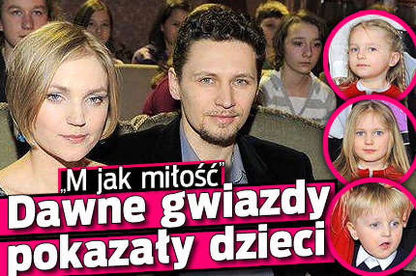 Dawne gwiazdy "M jak miłość" pokazują dzieci