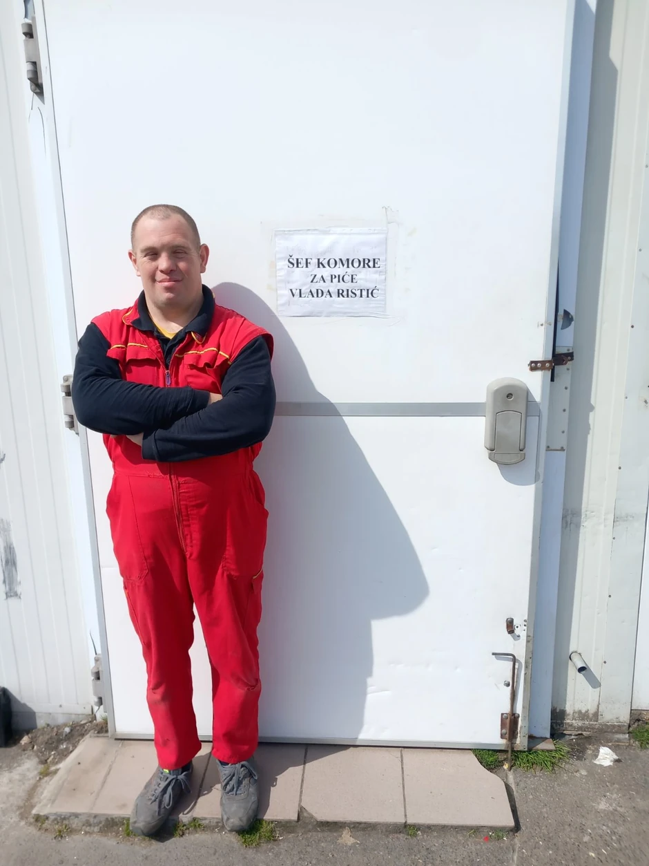 Vladimir Ristić, mladić sa Daunovim sindromom