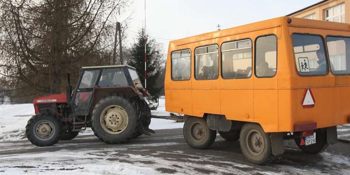 Tak do szkoły jeżdżą wiejskie dzieci