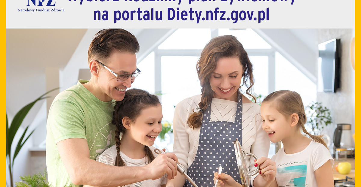DASH rodzinny - rusza nowa platforma NFZ do planowania diety