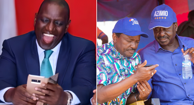 Raila Odinga, DP Ruto roast each other in Twitter feud