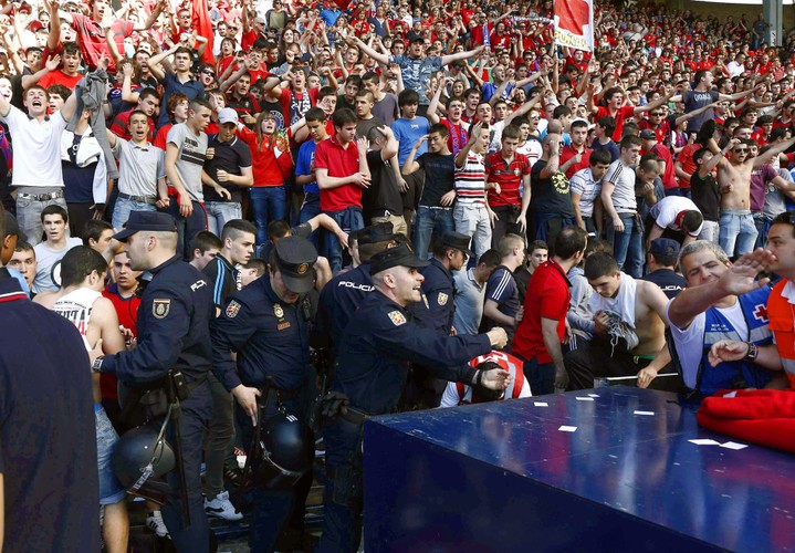 Wypadek na trybunach. Kibice Osasuny trafili do szpitala