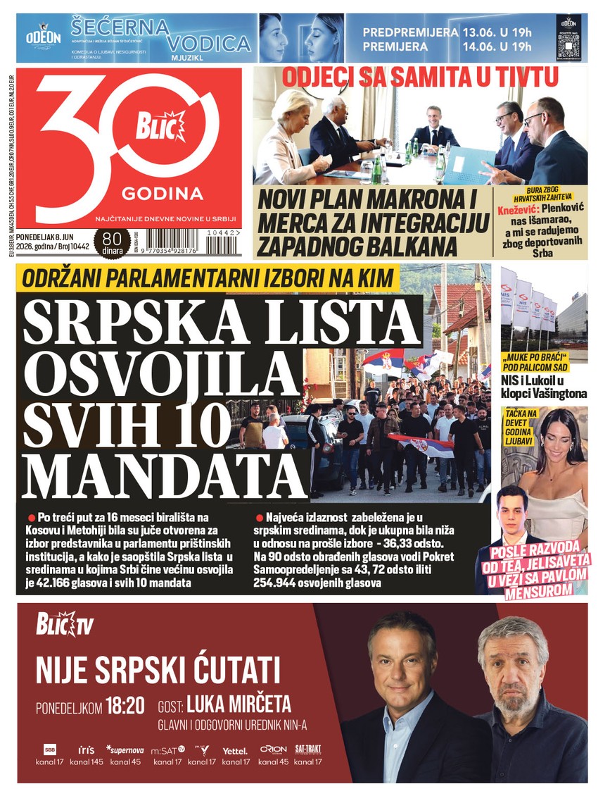 Naslovna Blic