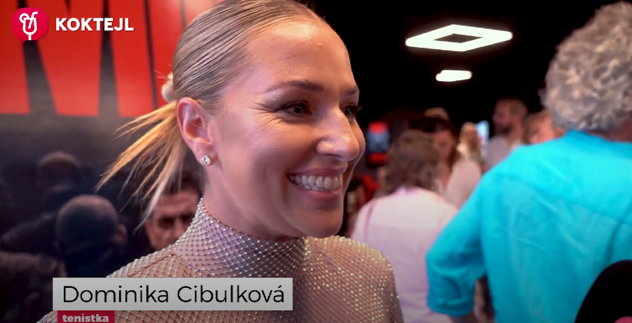 Dominika Cibulková počas rozhovoru pre Koktejl.