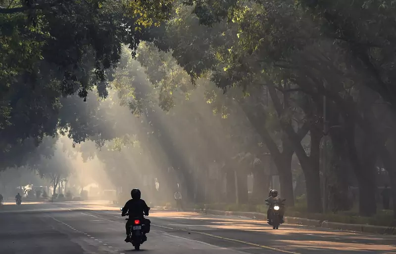 Zanieczyszczenie powietrza w Indiach, New Delhi, Indie, 2020 r.