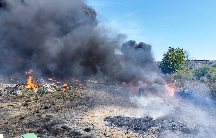 Požarom je bio zahvaćen i napušteni salaš
