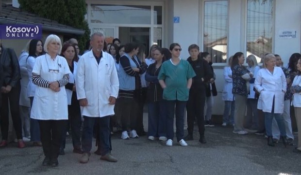 Protest zaposlenih u Domu zdravlja u Gračanici