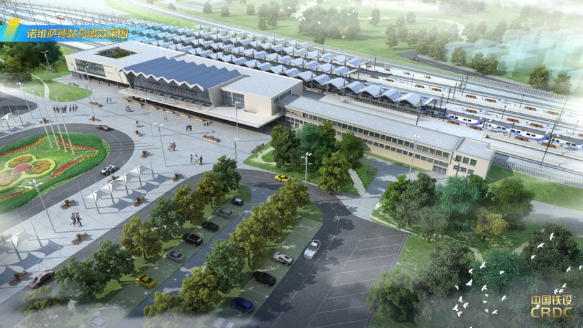 Železnička stanica u Novom Sadu Render