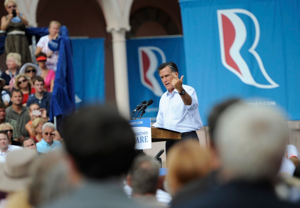 Mitt Romney prowadzi kampanię wyborczą na Florydzie