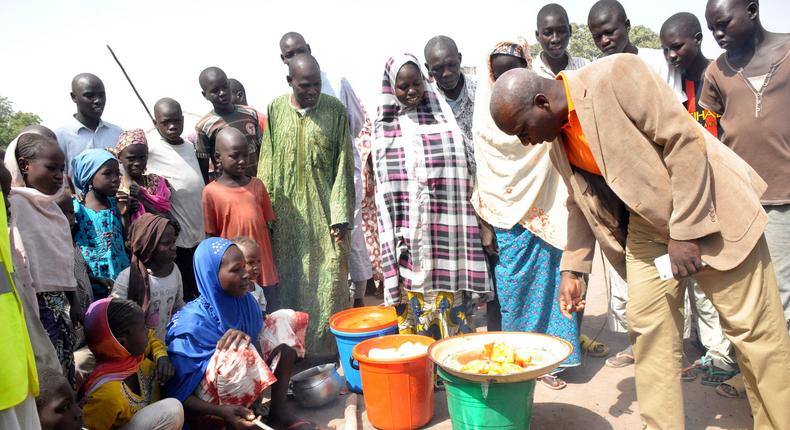 A camp for Internally Displaced Persons in Yola.