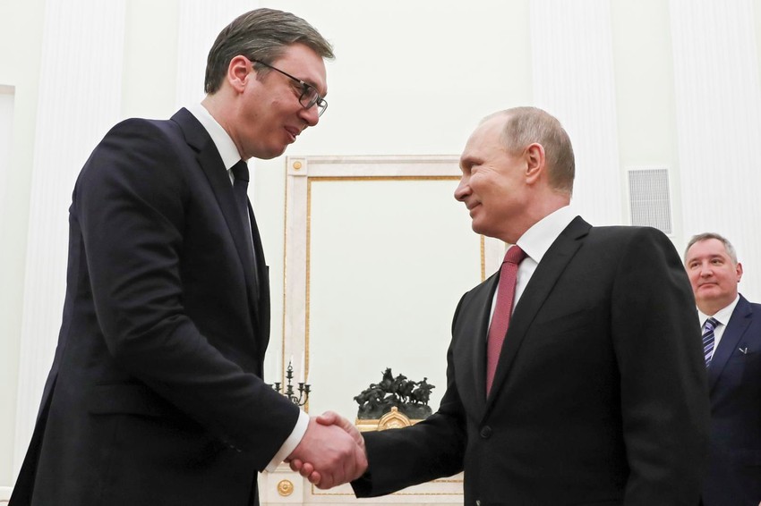 Aleksandar Vučić i Vladimir Putin