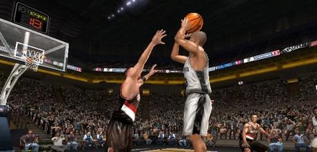 Screen z gry "NBA Live 08" wersja na Wii