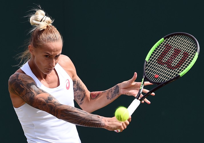 Polona Hercog najbardziej wytatuowaną tenisistką na Wimbledonie
