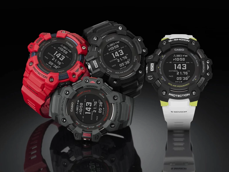 G-Shock dla biegacza? Dlaczego nie. zegarek GBD-H1000 ma pulsometr i obudowany odbiornik GPS, a także skrupulatnie zarejestruje nasze osiągnięcia dla każdego pokonanego okrązenia