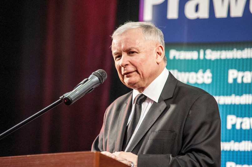 Jarosław Kaczyński na spotkaniu z mieszkańcami Środy Wielkopolskiej