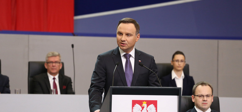 Prezydent Duda na posiedzeniu Zgromadzenia Narodowego: Przyjęcie chrztu określiło naszą polską tożsamość
