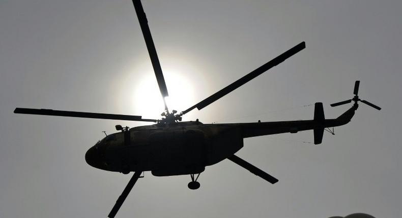 A military helicopter crashed in eastern Libya, killing five people