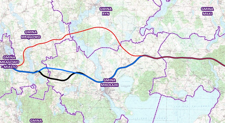 Budowa S16 na Mazurach