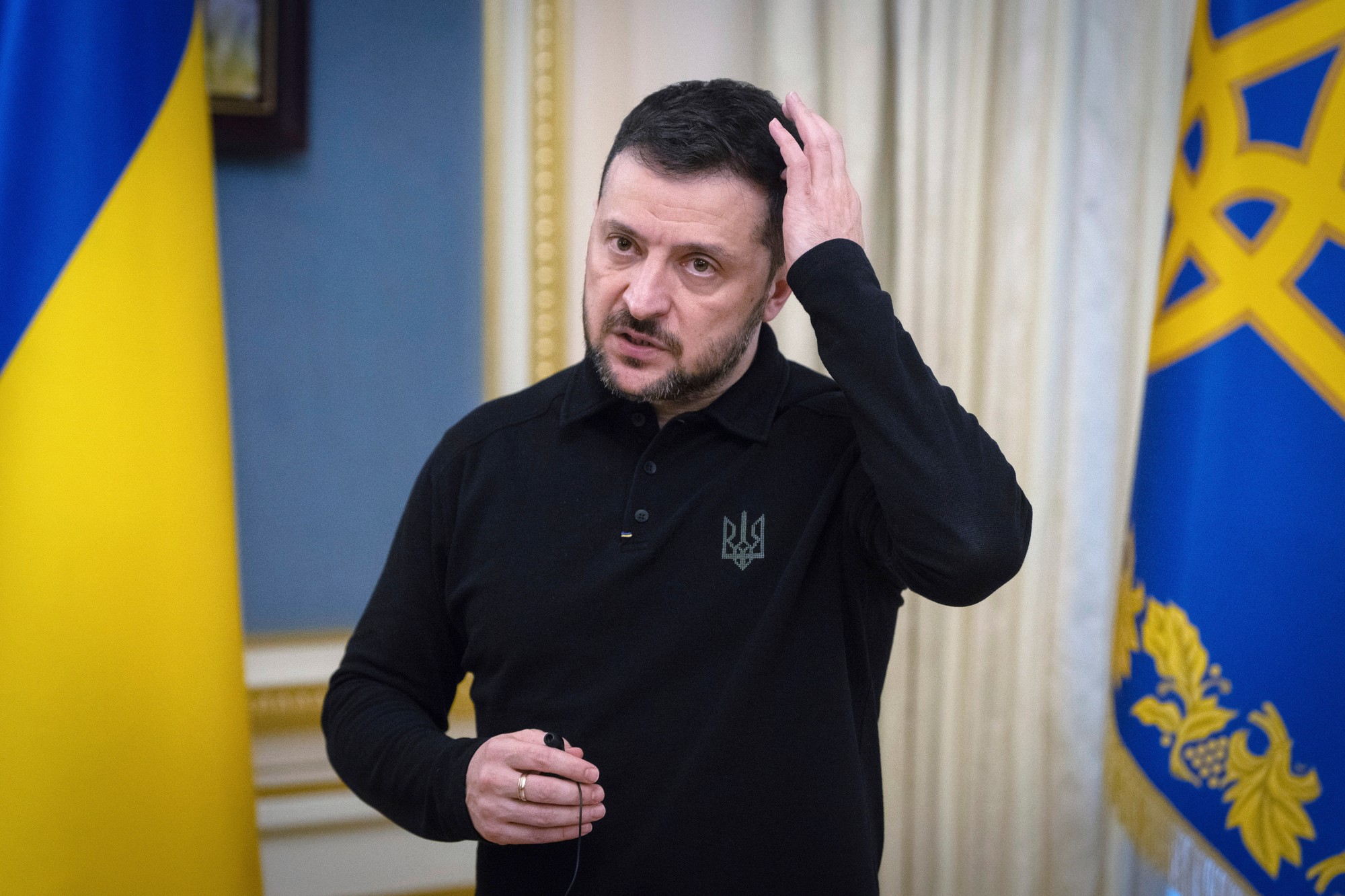 Ukrajinský prezident Volodymyr Zelenskyj.