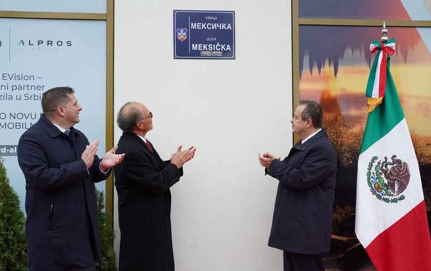 Otvorena Meksička ulica u Beogradu na vodi