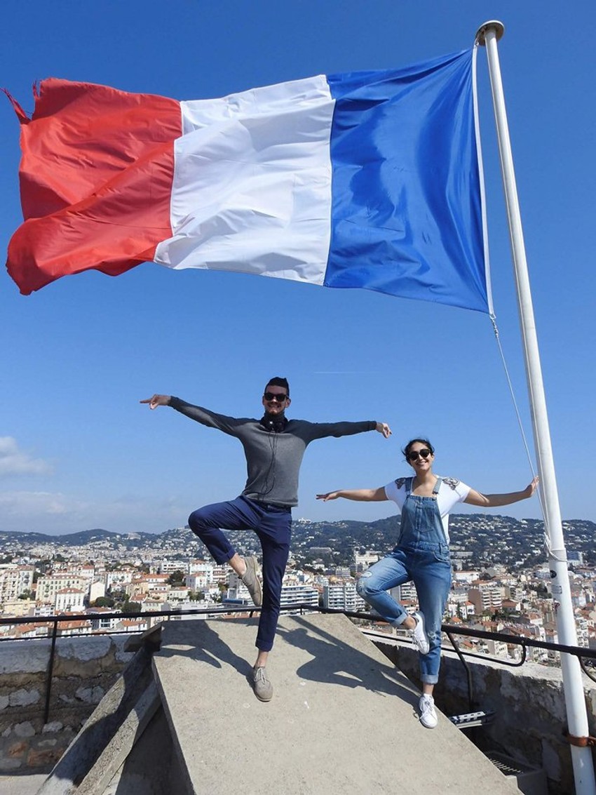 Boško prilikom posete i Azurnoj obali