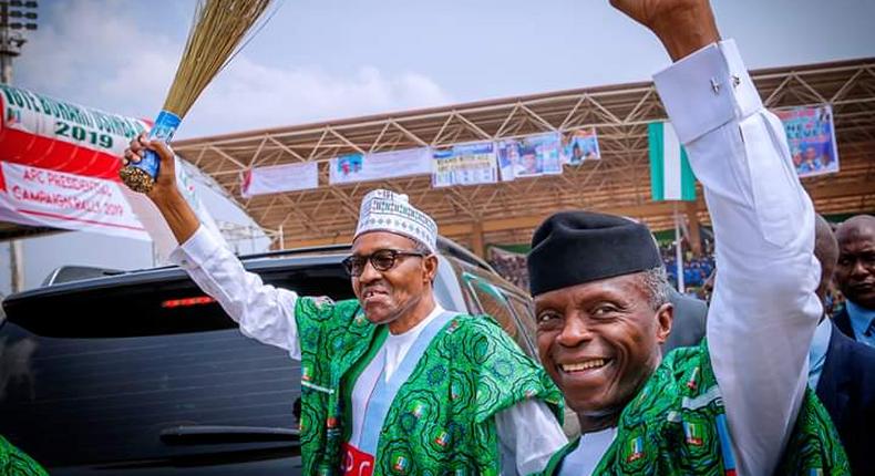 President Muhammadu Buhari and Vice President Yemi Osinbajo 