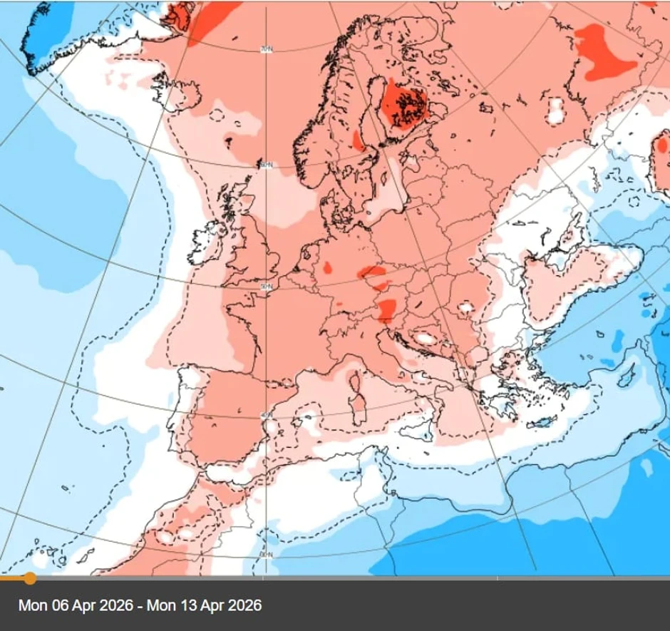 Porast temperature od početka sledeće nedelje