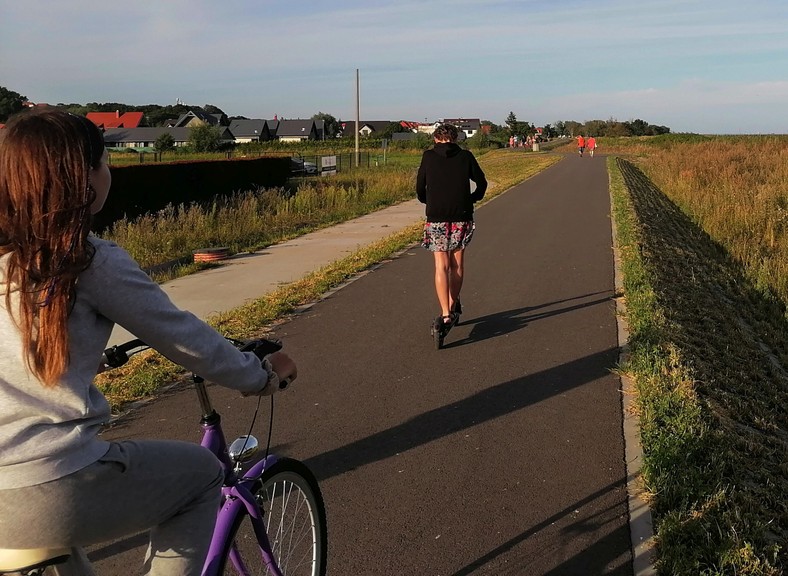 Krynica Morska oraz jej okolice. Ścieżki i trasy rowerowe