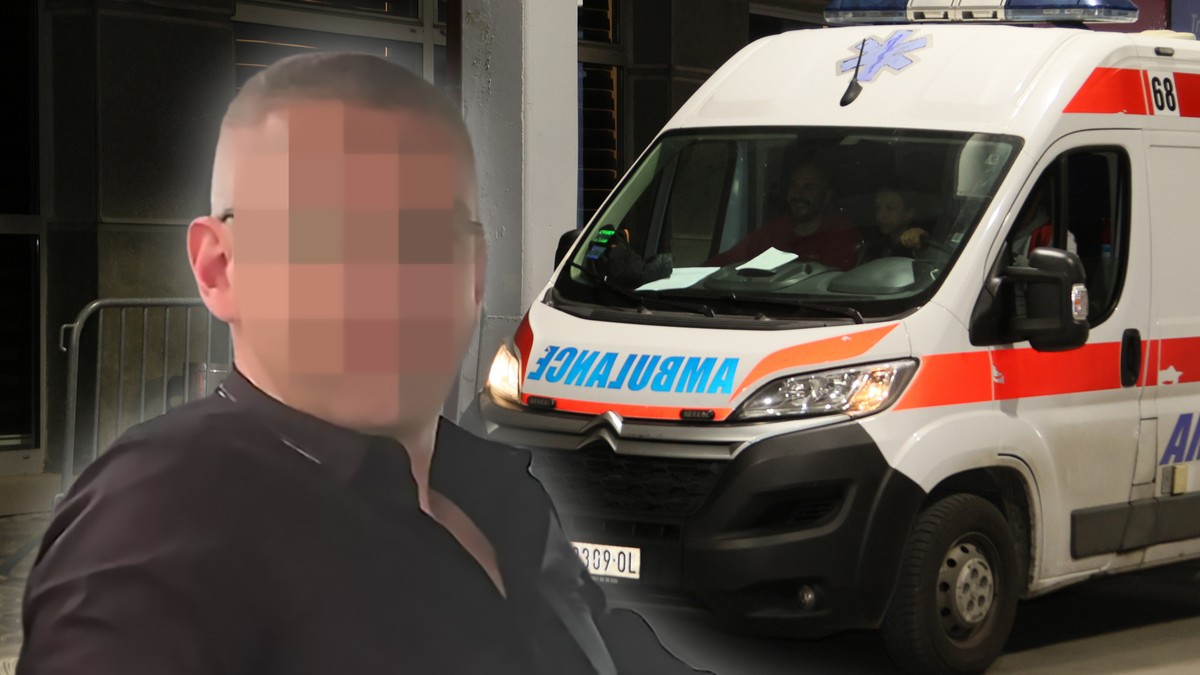 Povređeni vozač saniteta u Vranju
