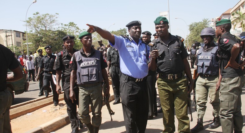 Nigerian Police officers.