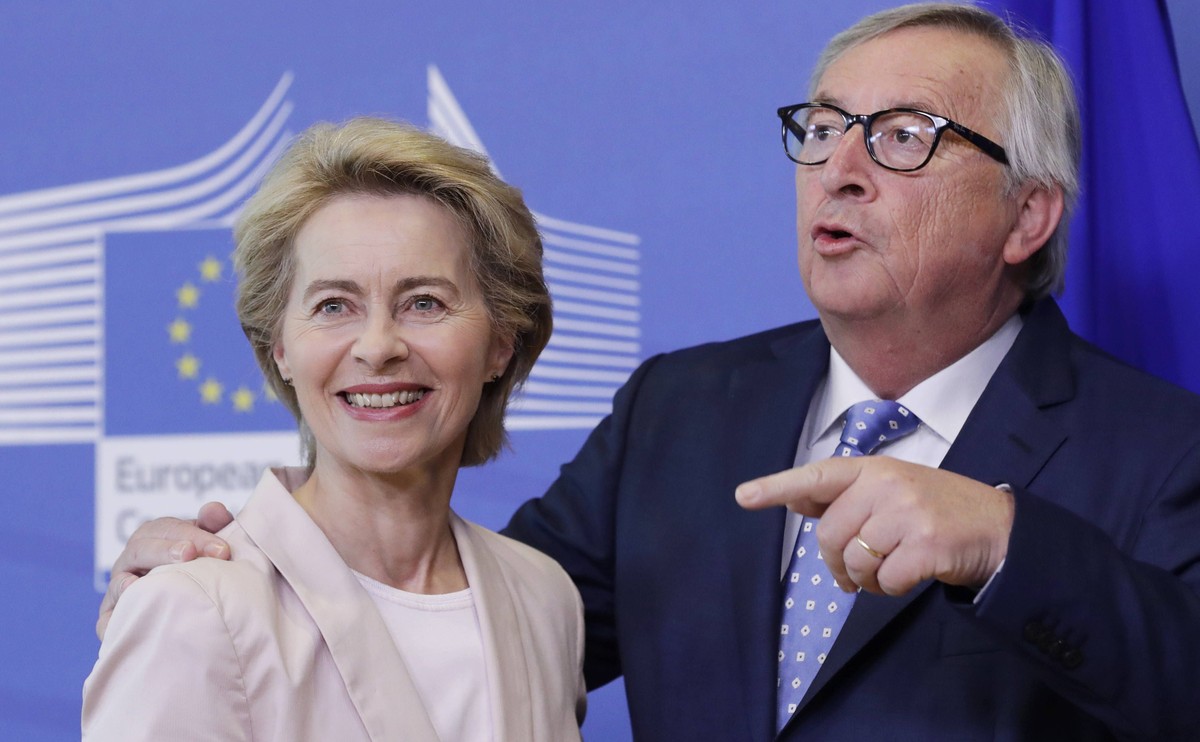 Ursula von der Leyen i Jean-Claude Juncker