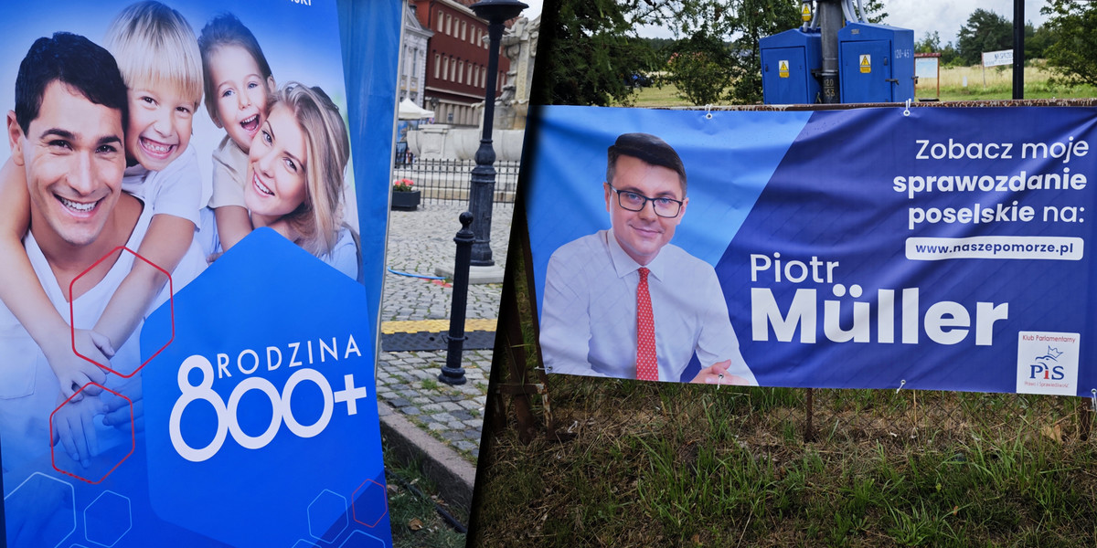 Plakaty rządu PiS zalały Polskę. Niby nie są to plakaty wyborcze, ale mało kto ma wątpliwości, czemu tak naprawdę służą.