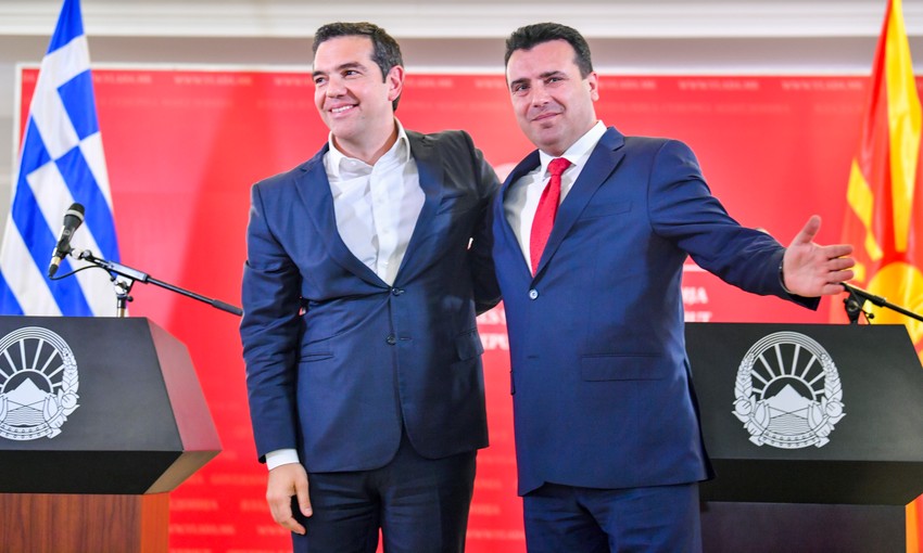 Aleksis Cipras i Zoran Zaev