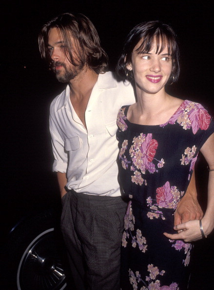 Brad Pitt i Juliette Lewis w 1992 r.