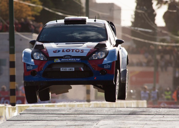 Robert Kubica 9. po pierwszym dniu Rajdu Portugalii