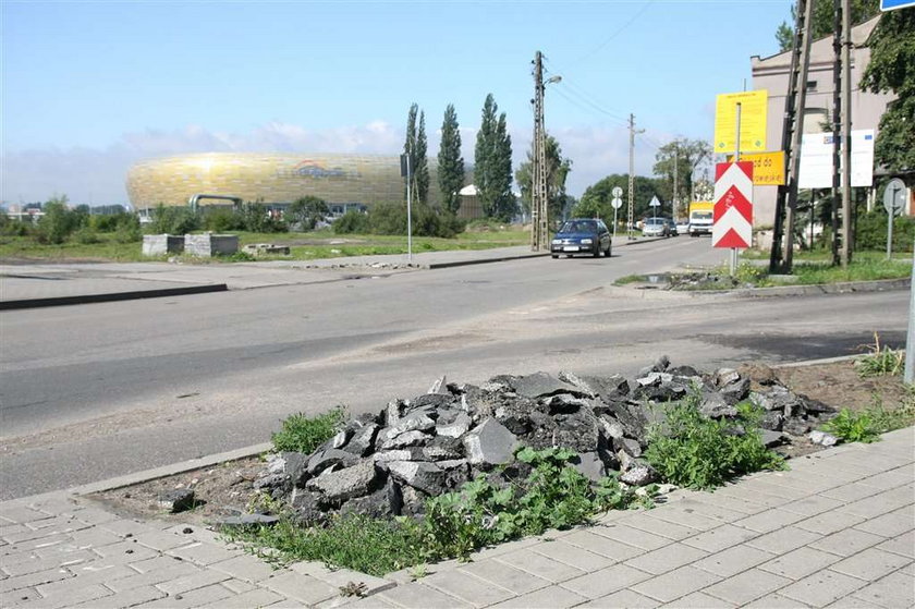 Tak wyglądają okolice stadionu