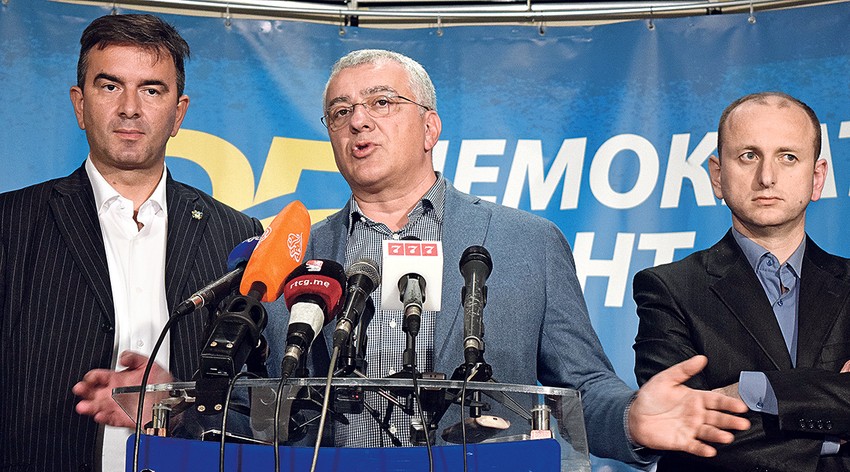 Nebojša Medojević, Andrija Mandić, Milan Knežević