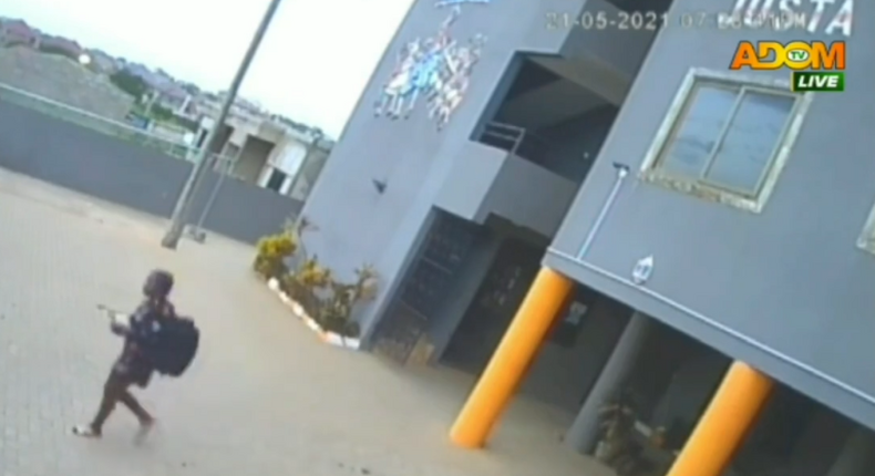 CCTV footage (Courtesy Adom TV)