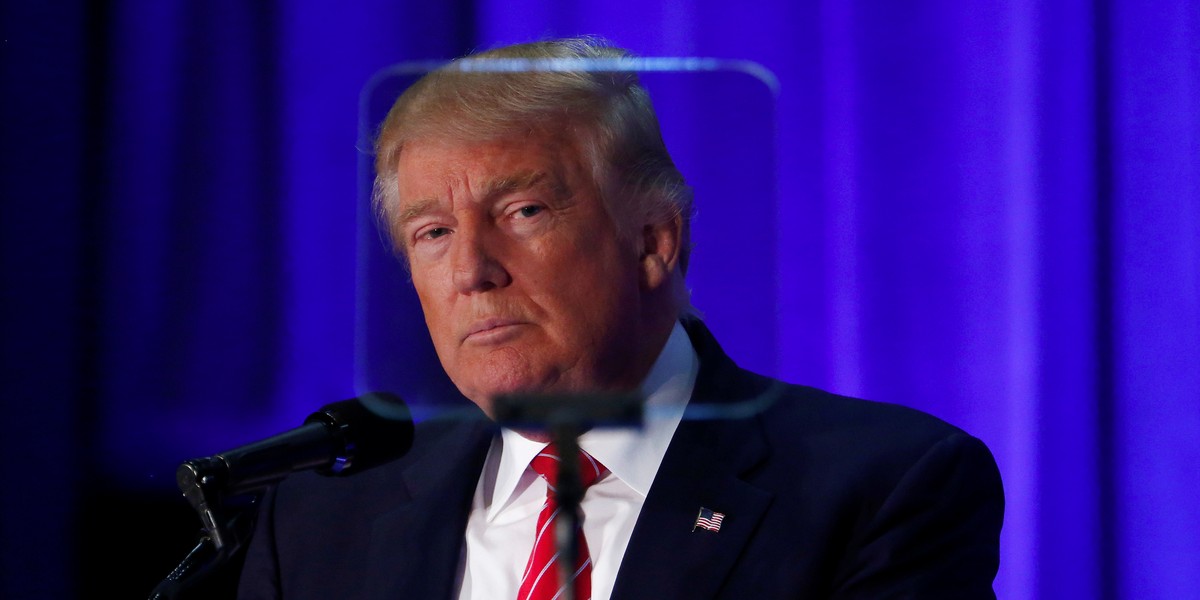 Donald Trump speaks at Youngstown State University in Youngstown, Ohio August 15, 2016.