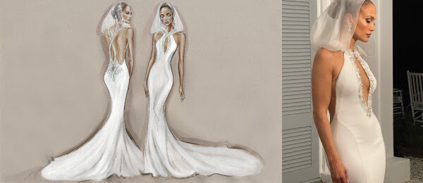 Druga suknia ślubna Jennifer Lopez