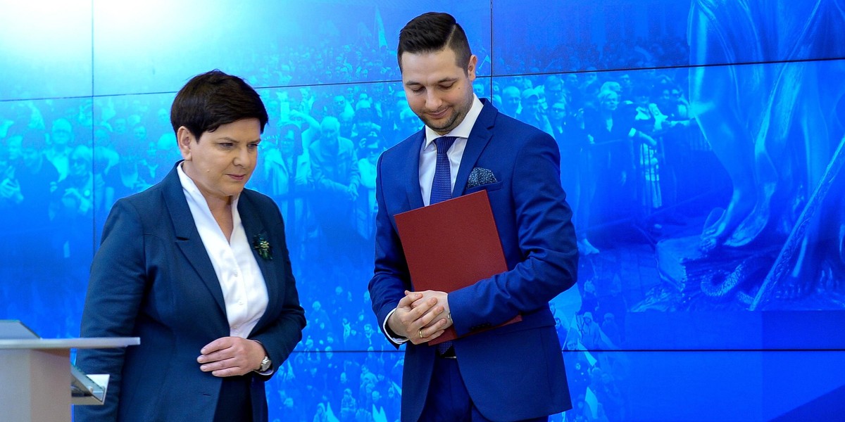 Beata Szydło, Patryk Jaki