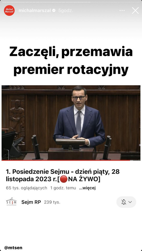 Memy po posiedzeniu Sejmu