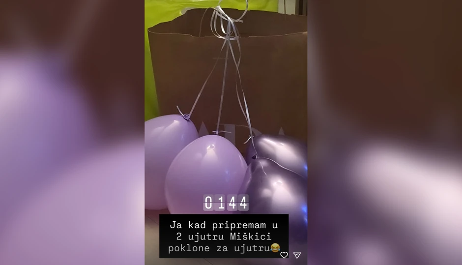 Slavlje u domu Lune Đogani i Marka Miljkovića, Anabela se raznežila