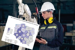 Wzrost gospodarczy w Polsce. Te pięć regionów odpowiada za ponad połowę całego PKB [MAPA]