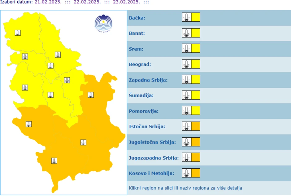 Meteoalarm 23.2.