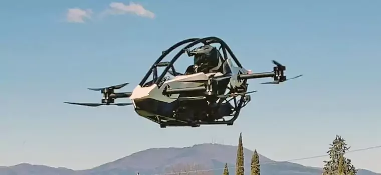 Polski dron pasażerski Jetson One na nowym wideo. Kolejny imponujący pokaz maszyny
