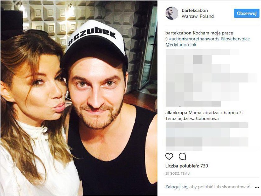 Bartek Caboń i Edyta Górniak