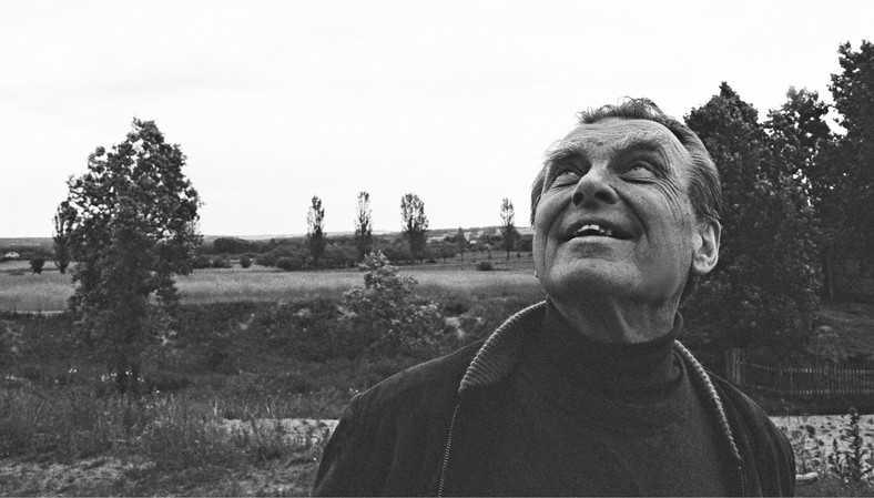 Czesław Miłosz nad Bugiem, 1981 r.