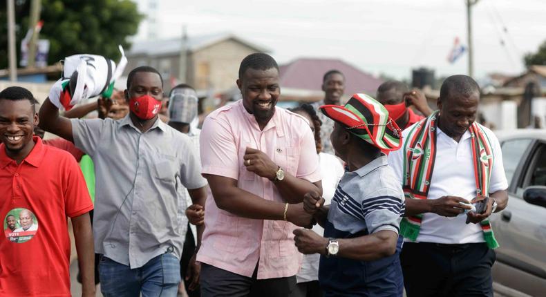 John Dumelo on campaign 