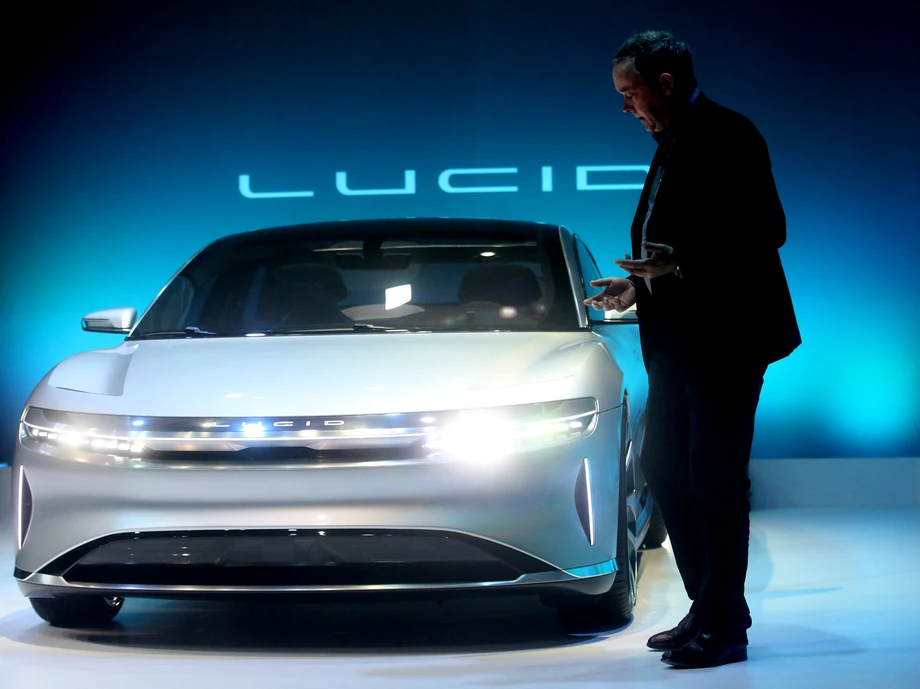 Peter Rawlinson i Lucid Air